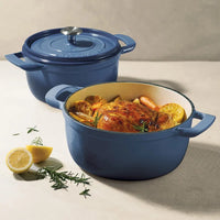 Tramontina 4-quart & 6-quart Enameled Cast Iron Round Dutch Oven, 4-piece Set