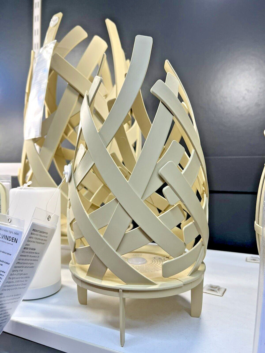 SOLVINDEN LED floor lamp, battery operated/outdoor, 17 3/4