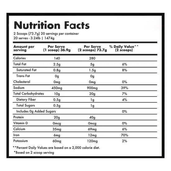 BLESSED Gainz Vegan Protein Powder - Vanilla Cinnamon Swirl - 3.24 lbs - BB 6/26