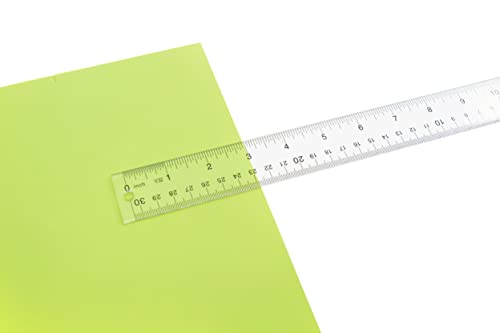 Westcott 10562 Acrylic Clear Ruler, 12 In