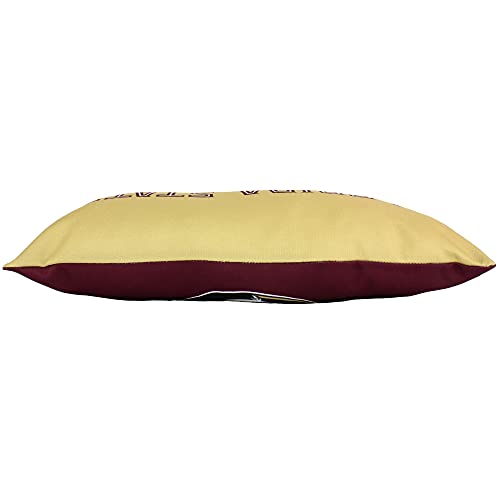 College Covers Solid Color Bolster Travel Pillow, 1 Count (Pack of 1), Florida State Seminoles