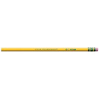 Ticonderoga Wood-Cased Pencils, Unsharpened, 2 HB Soft, Yellow, 24 Count