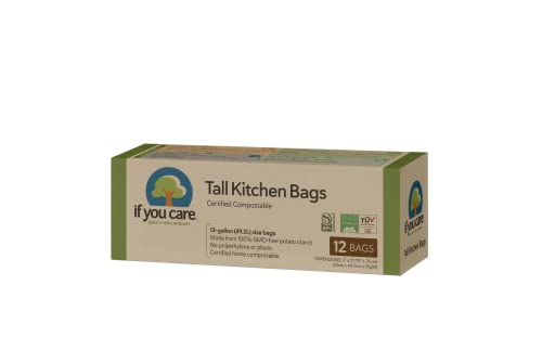 If You Care Tall Kitchen Bags, 13 gal, 12 Count