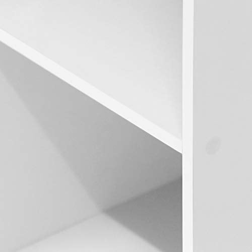Furinno Luder Bookcase / Book / Storage , 3-Tier, White