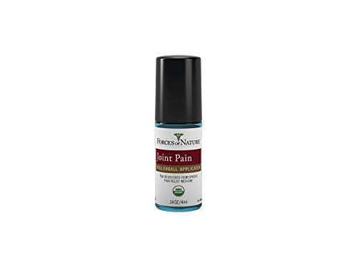 Forces of Nature -Natural, Organic Joint Pain Relief (4ml) Non GMO, No Harmful Chemicals -Alleviate Stiffness, Inflammation from Arthritis, Rheumatoid and Osteoarthritis, Increase Circulation