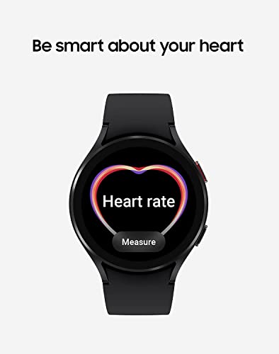 Samsung Galaxy Watch 4 44mm Smartwatch with ECG Monitor Tracker for Health Fitness Running Sleep Cycles GPS Fall Detection LTE US Version, Black (Refurbished)