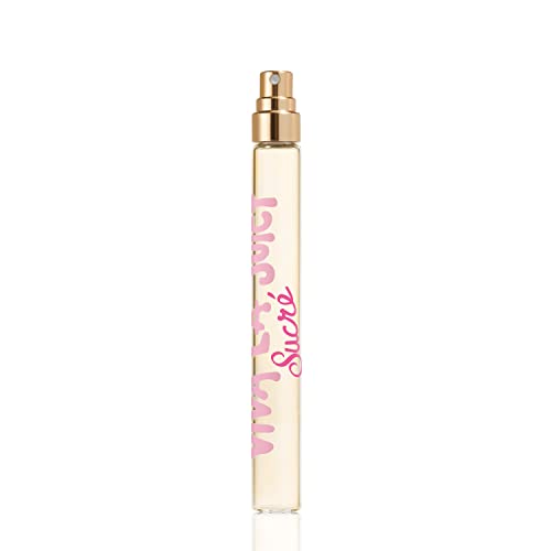 Juicy Couture, Viva La Juicy Sucre Eau De Parfum, Women's Mini Perfume with Notes of Peach, Orange Flower & Whipped Cream - Fruity & Sweet Perfume for Women, EDP Spray Travel Perfume, 0.33 Fl Oz