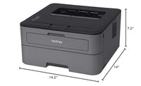 Brother HL-L2300D Monochrome Laser Printer with Duplex Printing (Refurbished)