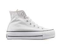 Converse Women's Chuck Taylor All Star Lift High Top Sneakers, White/Black/White, 7.5 Medium US