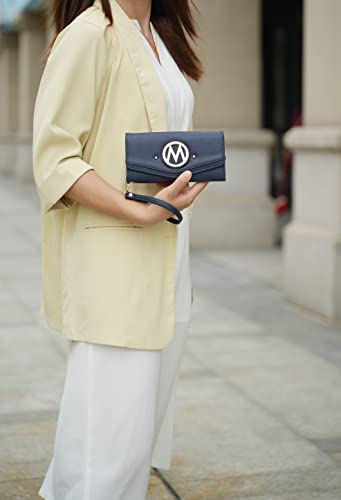 MKF Collection Tote Bag for Women, Vegan Leather Satchel Wristlet wallet Shoulder bag Top-Handle Hobo Purse Handbag