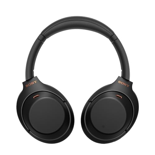 Sony WH-1000XM4 Wireless Premium Noise Canceling Overhead Headphones with Mic for Phone-Call and Alexa Voice Control, Black WH1000XM4