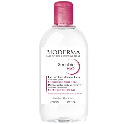 Bioderma - Sensibio - H2O Micellar Water - Makeup Remover Cleanser - Face Cleanser for Sensitive Skin