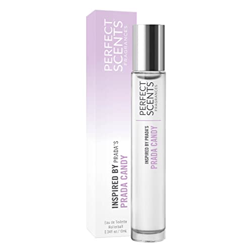 Perfect Scents Fragrances | Inspired by Prada's Prada Candy | Rollerball | Fragrance for Women | Vegan, Paraben Free | Never Tested on Animals | 0.34 Fl Oz