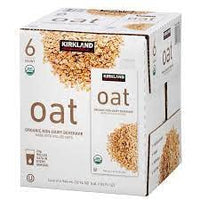 Kirkland Signature Oat Organic Non-Dairy Beverage - Made With Rolled Oats - 2g Rolled Oats in Every Serving - Ready Set Gourmet Donate a Meal Program - 2 Pack (192 Fl oz. Each)