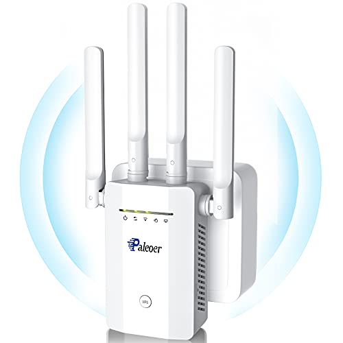 2023 Superboost WiFi Extender Signal Booster Long Range up to 9985sq.ft and 55+ Devices, Wireless Internet Repeater and Signal Amplifier, WAN/LAN Port,4X Faster Access Point,1-Tap Setup