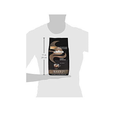 Lavazza Espresso Whole Bean Coffee Blend, Medium Roast, 2.2 Pound Bag (Packaging May Vary) Premium Quality, Non GMO, 100% Arabica, Rich bodied