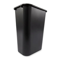 Rubbermaid Commercial Products 41QT/10.25 GAL Wastebasket Trash Container, for Home/Office/Under Desk, Black (FG295700BLA)