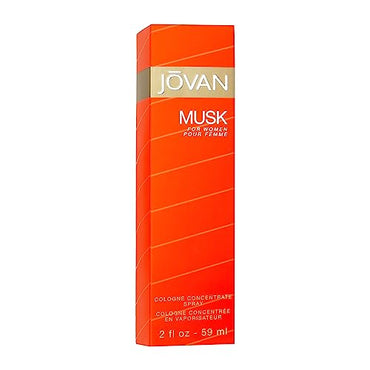 Jovan Musk Eau de Cologne Spray, Sexy Cologne for Women, Vegan Formula, 2.0oz