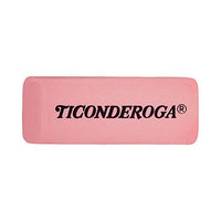 Ticonderoga Wedge Erasers, Pink, 3 Count