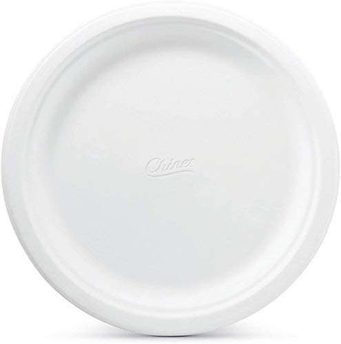 Chinet Classic White Paper Dinner Plates, 10 3/8 Inch, 165 Count, Whitish Brown (CHINET165DINER)