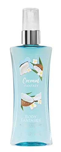 Body Fantasies (1 Bottle Body Spray - Coconut Fantasy Scent - 3.2 fl oz