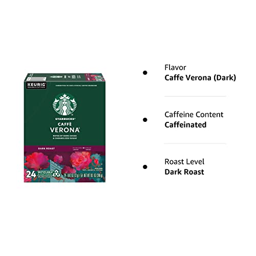 Starbucks Caffe Verona K-Cups, 24 Count