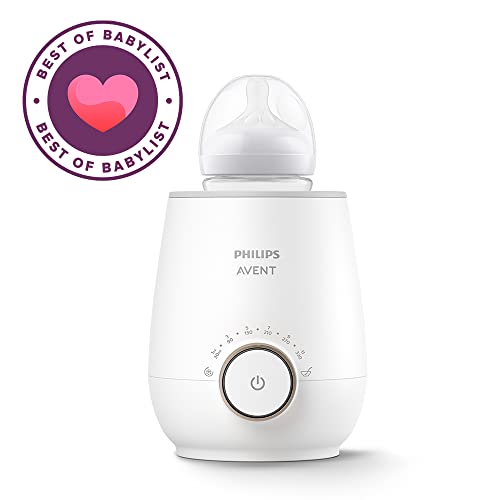 Philips AVENT Fast Baby Bottle Warmer with Smart Temperature Control and Automatic Shut-Off, SCF358/00