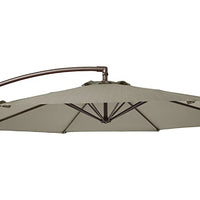 Duck Covers Classic Accessories DUCN2 Weekend Patio Cantilever Umbrella, 10 Foot, Moon Rock