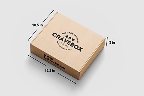 CRAVEBOX Snack Box (50 Count) Valentines Variety Pack Care Package Gift Basket Adult Kid Guy Girl Women Men Birthday College Student Office School