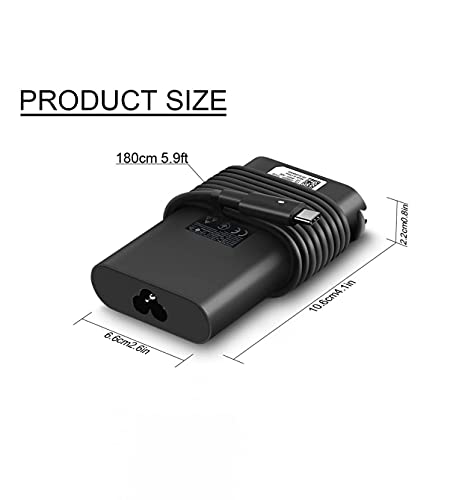 65W 45W USB-C Charger for HP EliteBook 735 745 G6, 830 840 850 G6 G7 G8, 835 845 855 G7 G8, X360 830 G5 G6 G7 G8 Notebook PC 20V 3.25A 2.25A Power Supply Adapter Cord