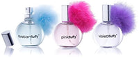 SCENTED THINGS Showgirl Body Spray Girl Perfume Set | Little Girls to Teen Girl Gifts, Girl Birthday Gift, Body Mist Perfume Set with Fur Pom-Pom Puff Ball | Fashion Collection (3 Piece Set)