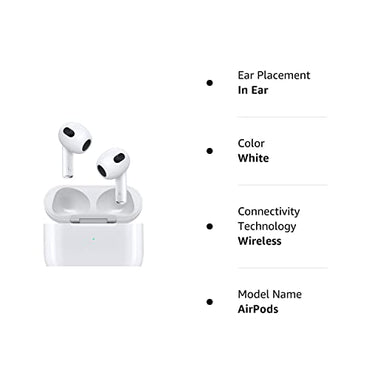 Apple AirPods with Lightning Charging Case (3rd Generation) (Refurbished)