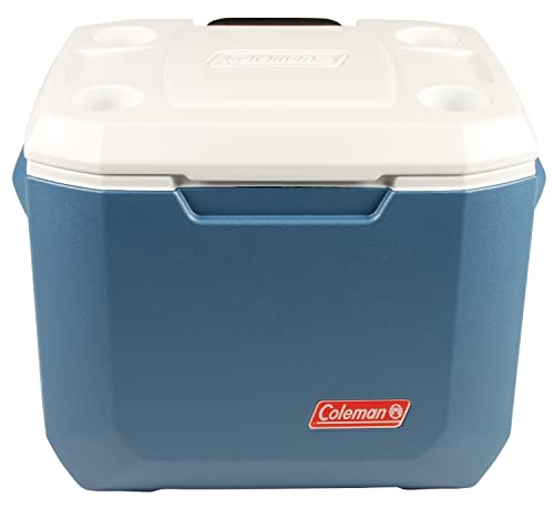 Coleman Portable Rolling Cooler | 50 Quart Xtreme 5 Day Cooler with Wheels | Wheeled Hard Cooler Keeps Ice Up to 5 Days