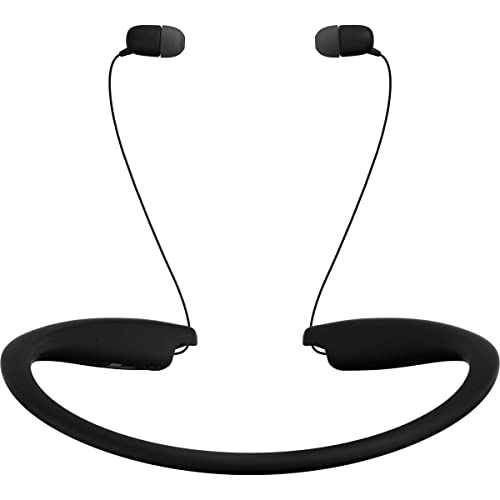 LG Tone Style HBS-SL5 Bluetooth Wireless Stereo Neckband Earbuds Tuned by Meridian Audio,Black, 2.3