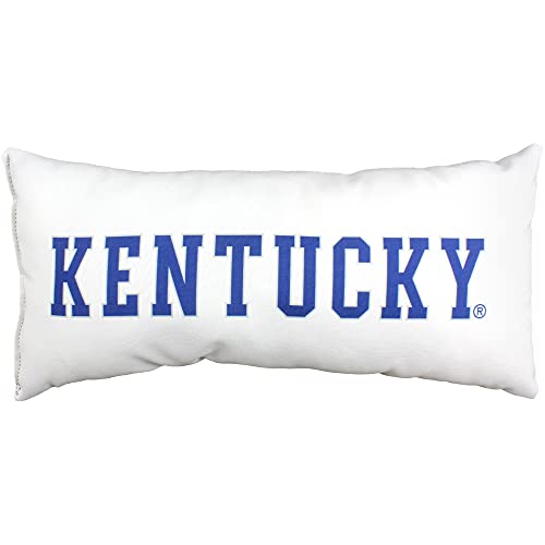 College Covers Solid Color Bolster Travel Pillow, 1 Count (Pack of 1), Kentucky Wildcats