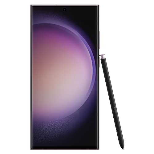 SAMSUNG Galaxy S23 Ultra Cell Phone, Unlocked Android Smartphone, 512GB, 200MP Camera, S Pen, Night Mode, Record 8K Video, Long Battery Life, Fastest Mobile Processor, US Version, 2023, Lavender