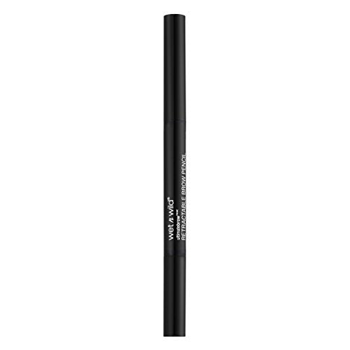 wet n wild Ultimate Eyebrow Retractable Definer Pencil, Dark Brown, Dual-Sided, Fine Tip, Shapes, Defines, Fills Brows Makeup