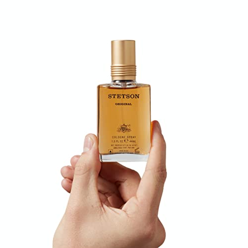 Stetson Original by Scent Beauty - Cologne for Men - Classic, Woody and Masculine Aroma with Fragrance Notes of Citrus, Patchouli, and Tonka Bean - 1.5 Fl Oz