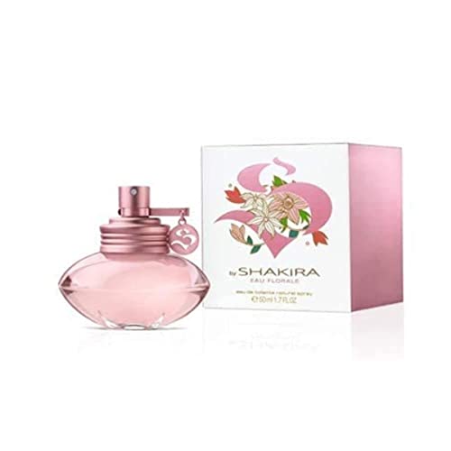 Shakira Perfumes - S Eau Florale for Women - Long Lasting - Femenine, Romantic and Charming Fragance - Fresh and Floral Notes - Ideal for Day Wear - 1.7 Fl Oz