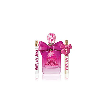 Juicy Couture Viva La Juicy Petals Please 3 Piece Fragrance Gift Set, Perfume for Women