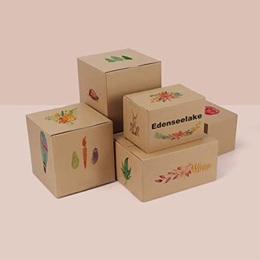 Edenseelake 40 Pack 6x4x4 inches Shipping Boxes Small Cardboard Boxes, Brown