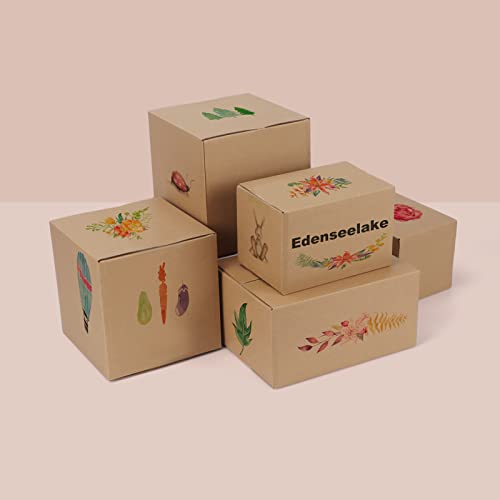 Edenseelake 40 Pack 6x4x3 inches Shipping Boxes Small Cardboard Boxes for Packing, Moving, Mailing, Brown