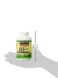 Kirkland Extra Strength Vitamin D-3 2000 IU 600 Soft Gels