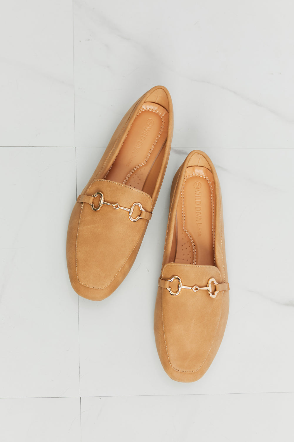 WILD DIVA Faux Leather Flats