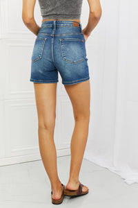 Judy Blue Amber Full Size Front Seam Shorts