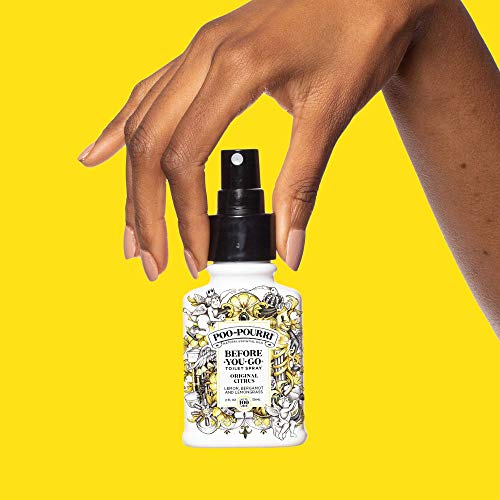 Poo-Pourri Before-You-Go Toilet Spray, Original Citrus, 2 Fl Oz - Lemon, Bergamot and Lemongrass