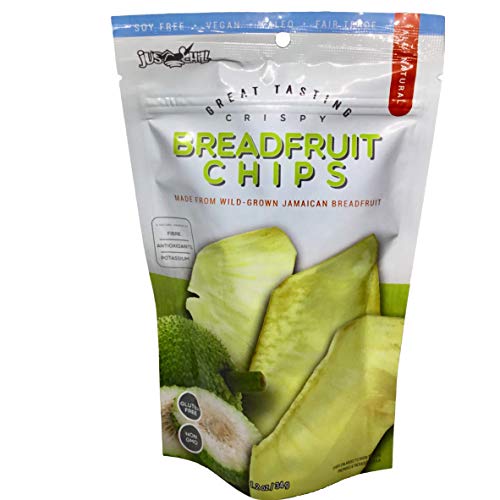 Jus Chill Jamaican Breadfruit Chips (3-Pack) | Natural Gluten-Free | Caribbean Grain-Free Snack | Non-Dairy / Dairy-Free Cracker-like | Superfood Savory Crisps | Nut-Free Pantry | Paleo | Vegan | Simply Ingredients | Low Glycemic | Upcycled High Fiber | U