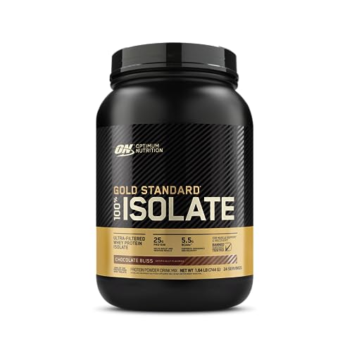 Gold Standard 100% Isolate, Chocolate Bliss, 1.64 lb (744 g), Optimum Nutrition