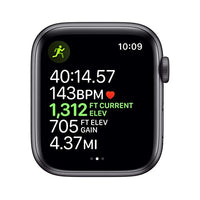 Apple Watch Series 5 (GPS + Cellular, 44MM) - Space Gray Aluminum Case with Black Sport Band (Refurbished)