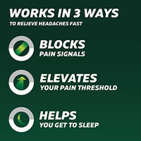 Excedrin PM Sleep Aid with Headache Relief Caplets for Nighttime Headaches and Sleeplessness - 100 Count